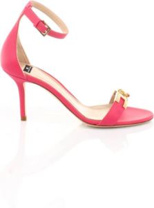 Elisabetta Franchi Fuchsia Hoge Hak Sandalen Roze Dames