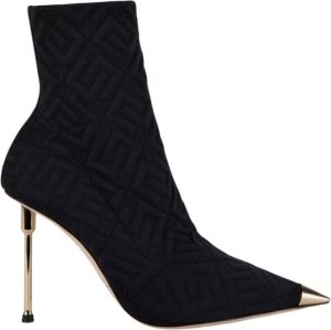 Elisabetta Franchi Gebreide Jacquard Soklaars Zwart Dames