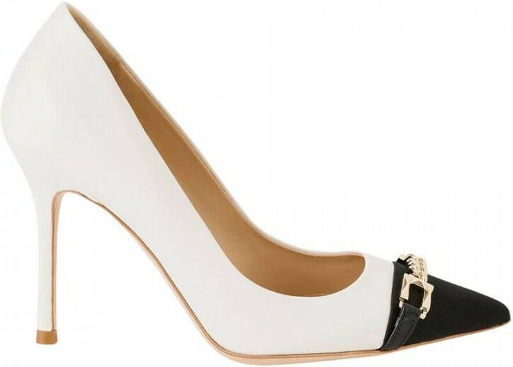 Elisabetta Franchi Boter Hak Schoenen Beige Dames