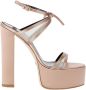 Elisabetta Franchi Nude Sandalen voor Dames Beige Dames - Thumbnail 1