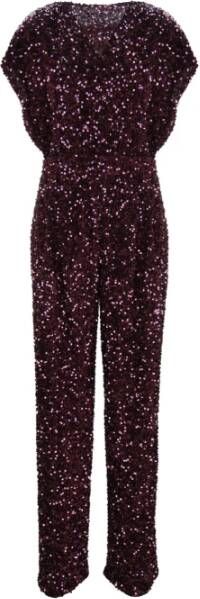 Elisabetta Franchi Paillet Jumpsuit met Boothals