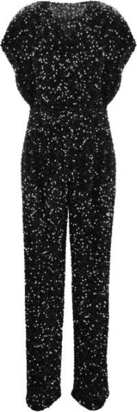 Elisabetta Franchi Paillet Jumpsuit met Boothals