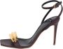 Elisabetta Franchi Sandalen met Stilettohak en Juweeldetail van Leer - Thumbnail 1