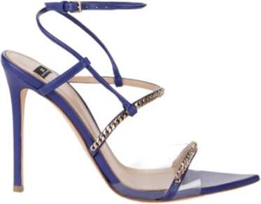 Elisabetta Franchi Stijlvolle Sandalen Blue Dames