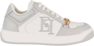 Elisabetta Franchi Stijlvolle Sneakers voor Mannen en Vrouwen White Dames