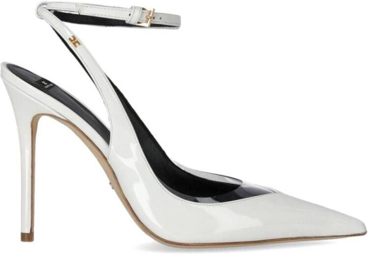 Elisabetta Franchi Transparant Detail Slingback Pump