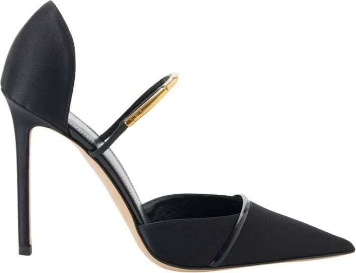 Elisabetta Franchi Zwarte sandalen voor vrouwen