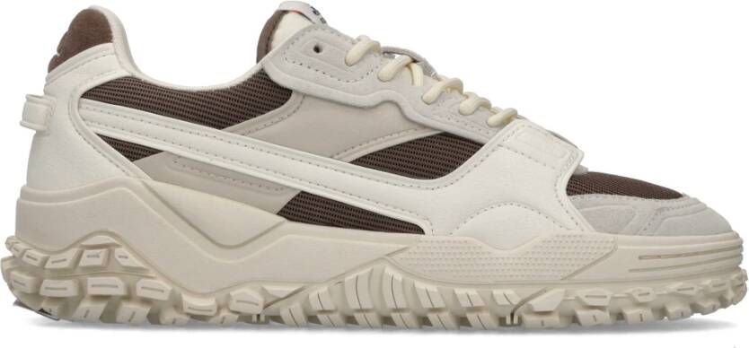 Ellesse Polyester Sneaker Cappuccino Leer Suède