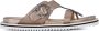 Elvio Zanon Crackel Sandal Beige Dames - Thumbnail 1