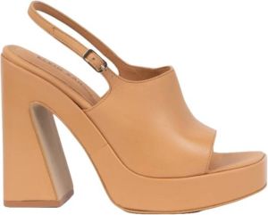 Elvio Zanon High Heel Sandals Beige Dames