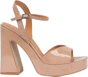 Elvio Zanon High Heel Sandals Beige Dames