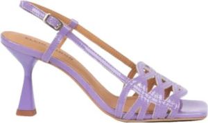 Elvio Zanon High Heel Sandals Paars Dames