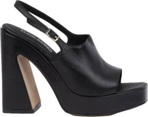 Elvio Zanon High Heel Sandals Zwart Dames