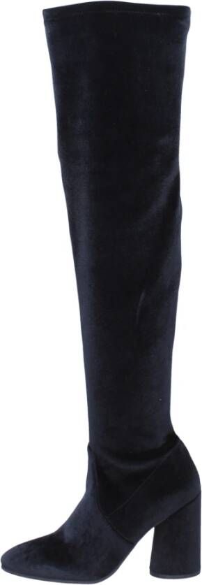 Elvio Zanon Velvet Dameslaarzen Stijlvolle Collectie Black Dames