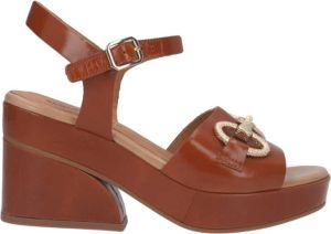 Elvio Zanon Wedges Bruin Dames
