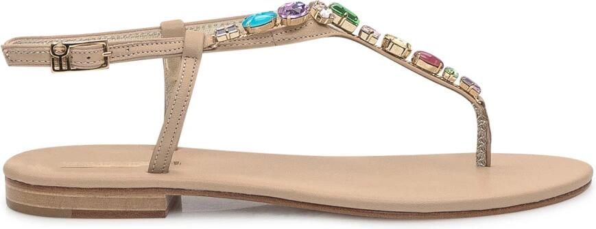 E uela Caruso W15At10 Flat Sandals