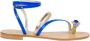 Emanuela Caruso Sandals Blauw Dames - Thumbnail 1