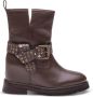 Emanuelle Vee Studded enkellaarsjes van leer Brown Dames - Thumbnail 1
