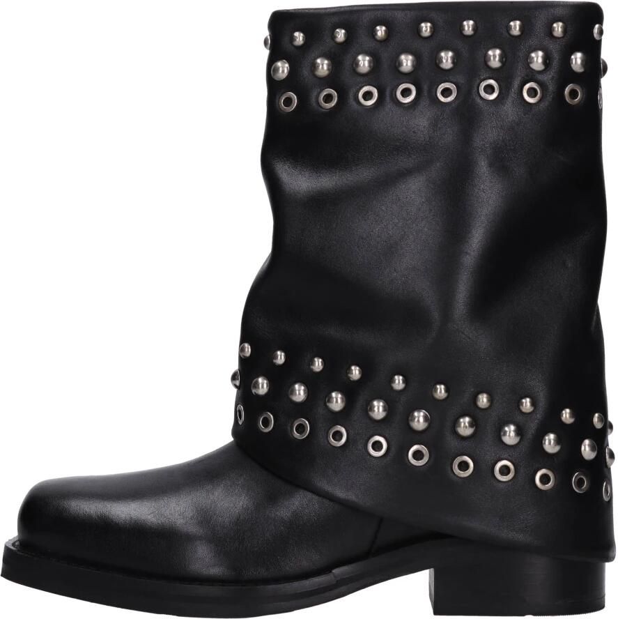 Emanuelle Vee Vintage Clelia Enkellaarzen met studs - Foto 3