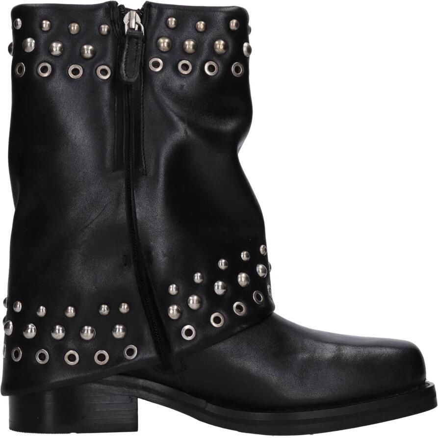 Emanuelle Vee Vintage Clelia Enkellaarzen met studs - Foto 2