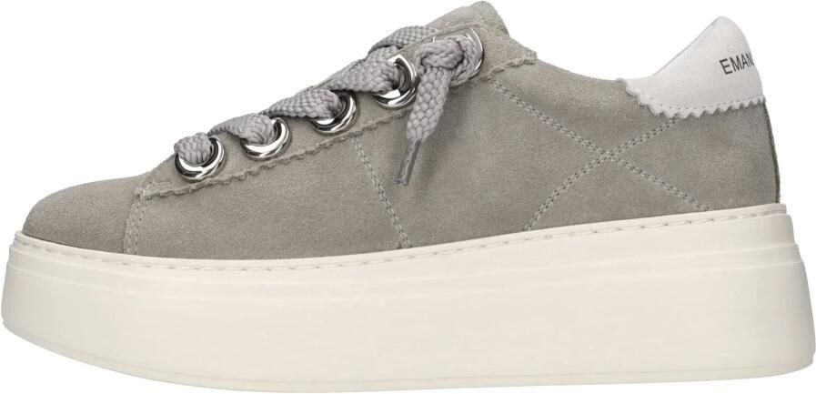 Emanuelle Vee Bice Sneakers in As Suede met Oogjes - Foto 1