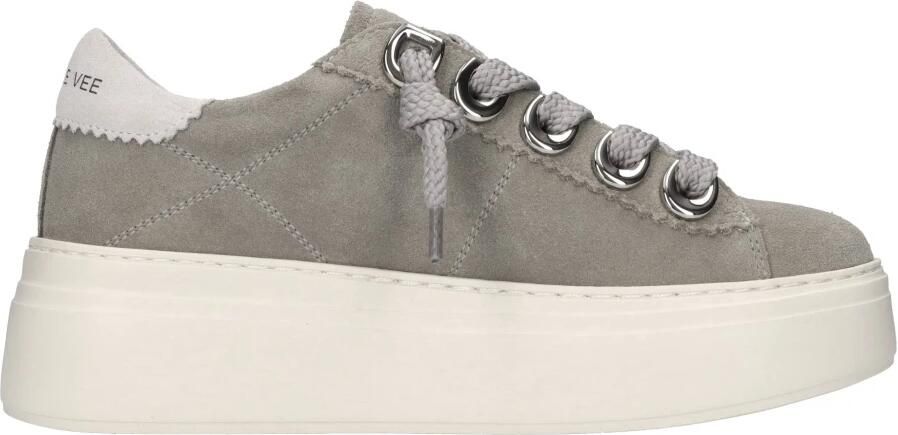 Emanuelle Vee Bice Sneakers in As Suede met Oogjes - Foto 7