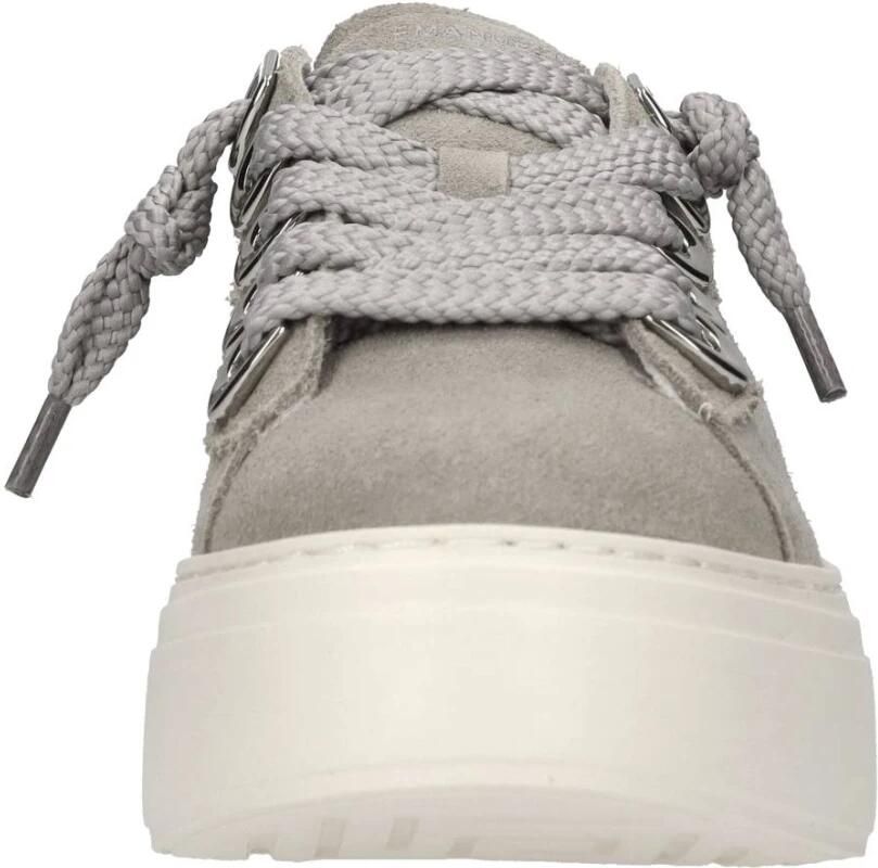 Emanuelle Vee Bice Sneakers in As Suede met Oogjes - Foto 2