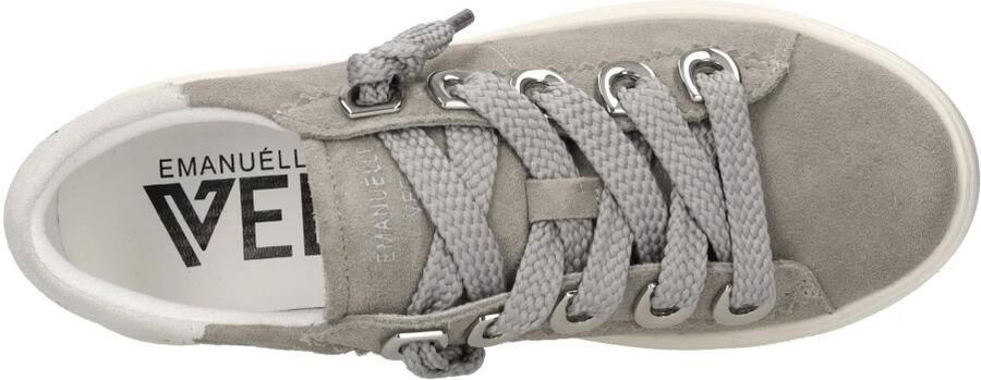 Emanuelle Vee Bice Sneakers in As Suede met Oogjes - Foto 8