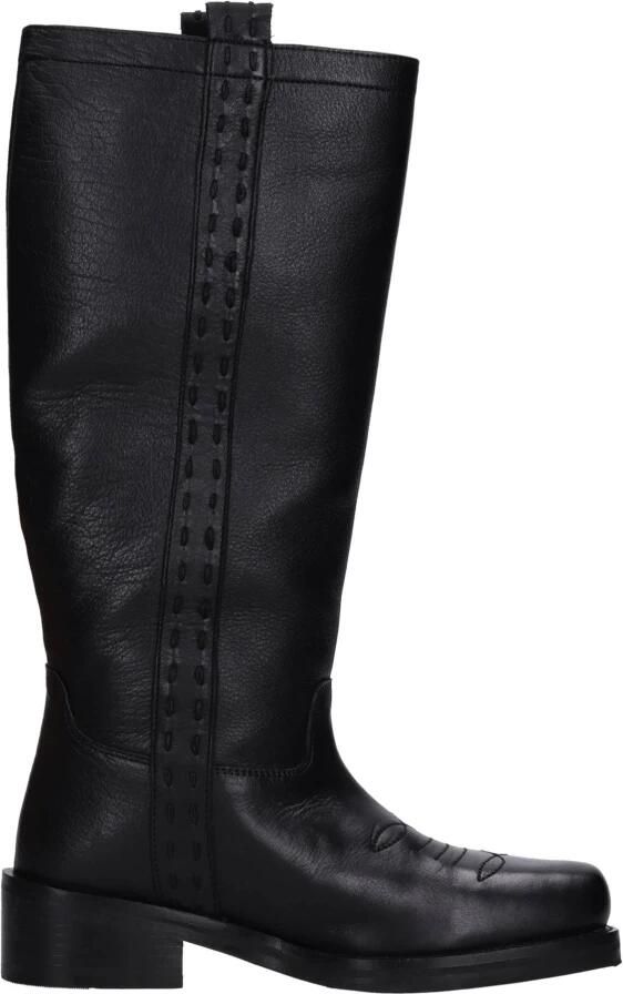 E uelle Vee Laarzen Zwart