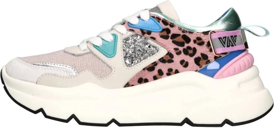 Emanuelle Vee Roze Sneakers Modern Stijl Multicolor Dames