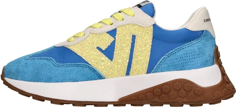 Emanuelle Vee Leren en suède sneakers