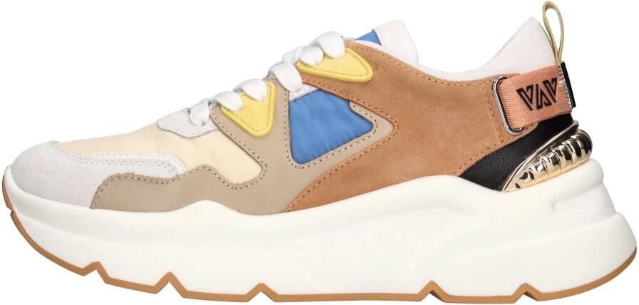 Emanuelle Vee Leren en suède sneakers