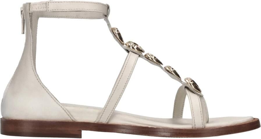 Emanuelle Vee Platte Leren Sandalen - Foto 4