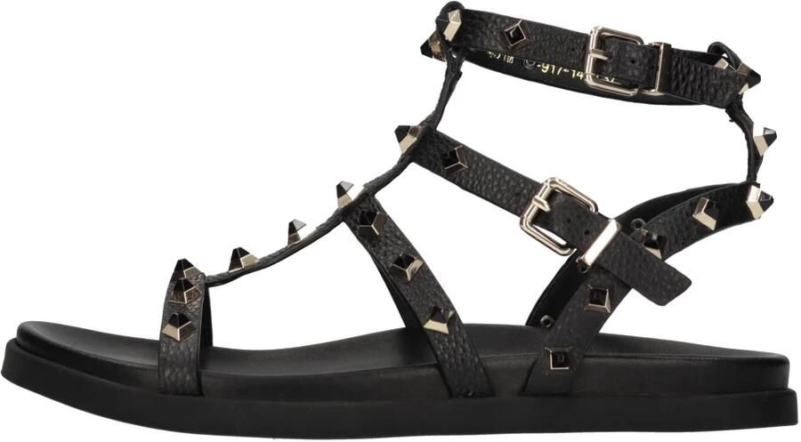 Emanuelle Vee Platte Leren Sandalen