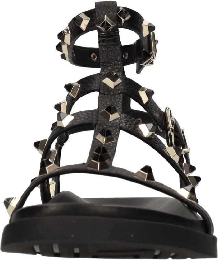 Emanuelle Vee Platte Leren Sandalen - Foto 2
