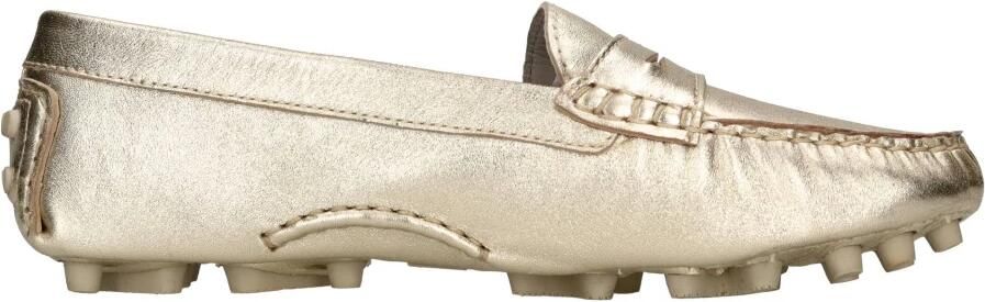 E uelle Vee Platte schoenen Gouden