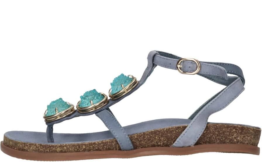 Emanuelle Vee Platte Suède Sandalen