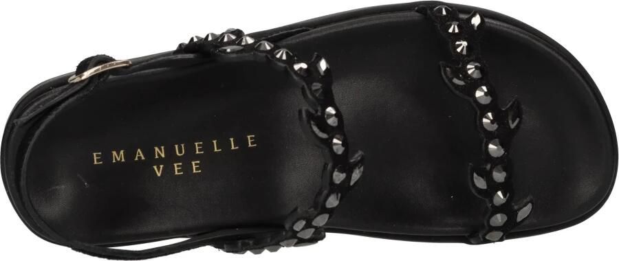 Emanuelle Vee Platte Suède Sandalen met Strass - Foto 4