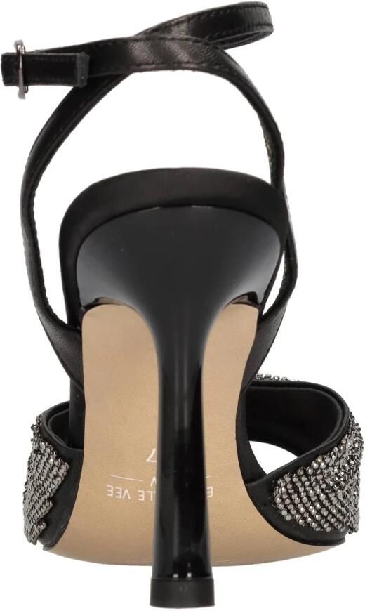 Emanuelle Vee Satijnen sandalen met strass