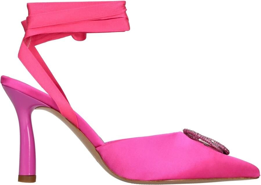 Emanuelle Vee Satijnen Slingback Pumps - Foto 2