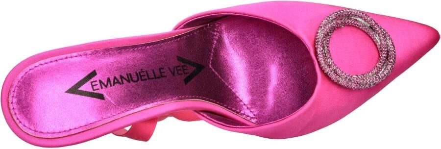 Emanuelle Vee Satijnen Slingback Pumps - Foto 5