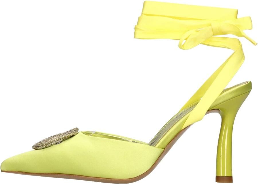 Emanuelle Vee Satijnen Slingback Pumps