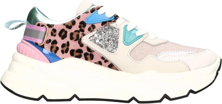 Emanuelle Vee Roze Sneakers Modern Stijl Multicolor Dames