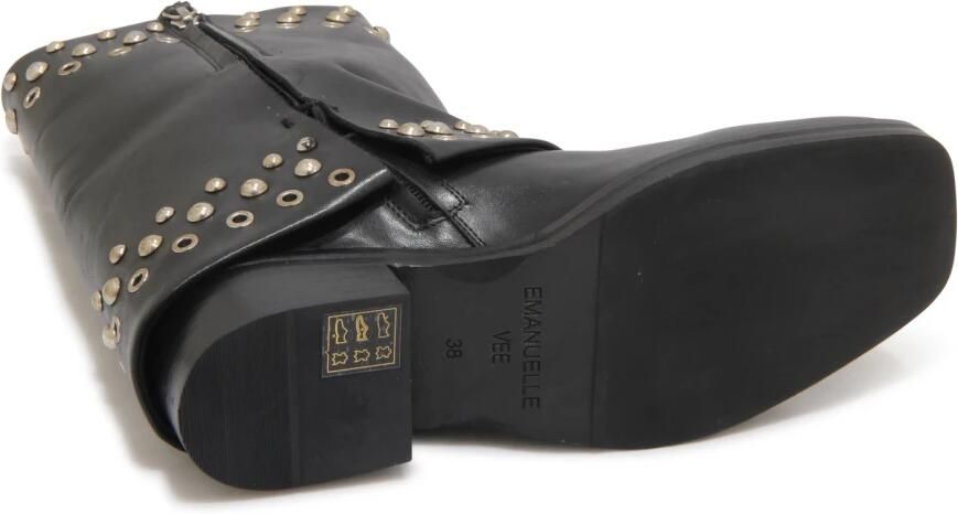Emanuelle Vee Vintage Clelia Enkellaarzen met studs - Foto 4
