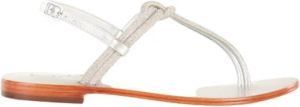 Emanuelle Vee Flat Sandals Grijs Dames