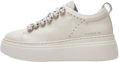 Emanuelle Vee Ivoor Kant Sneakers voor Vrouwen