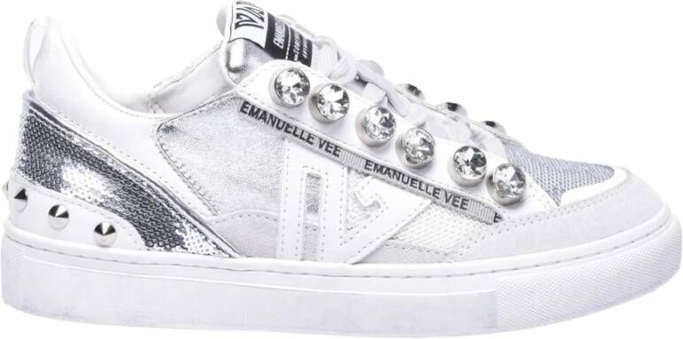 E uelle Vee Paillet Sneakers met Rubberen Zool