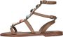 E uelle Vee Platte schoenen Bruin - Thumbnail 1