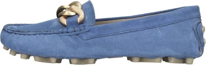 E uelle Vee Platte schoenen Helder Blauw