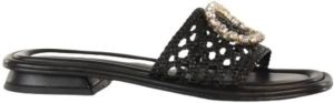 Emanuelle Vee Sliders Zwart Dames
